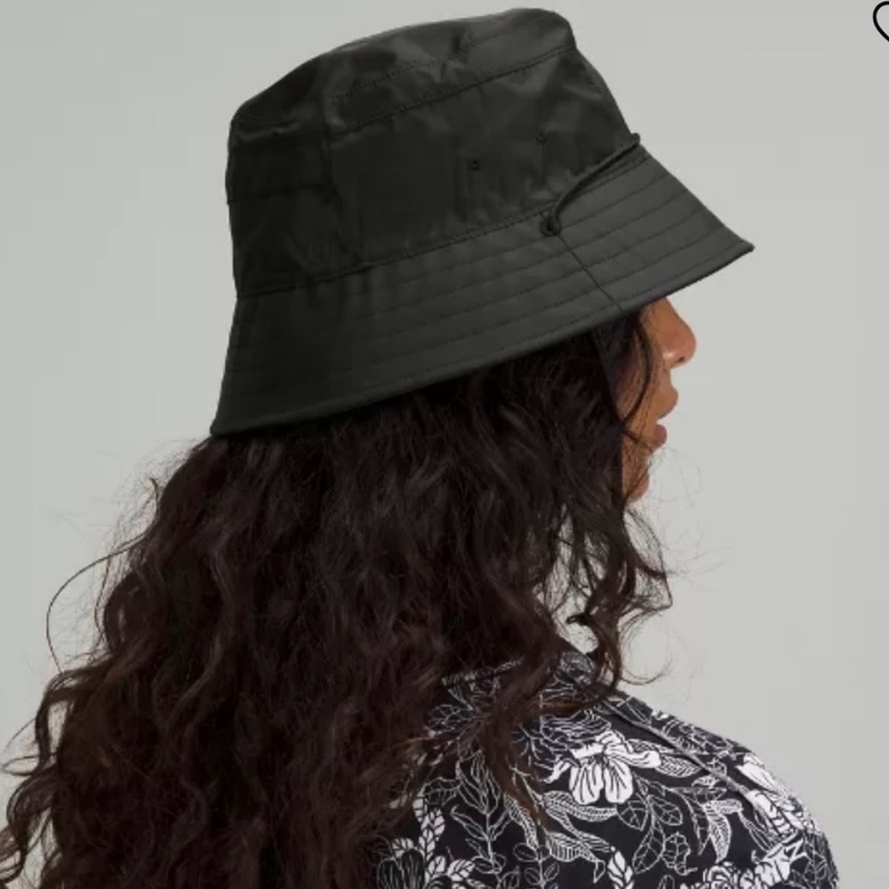 lululemon Patch Logo Bucket Hat‎ black size s/m NWT - Picture 2 of 8
